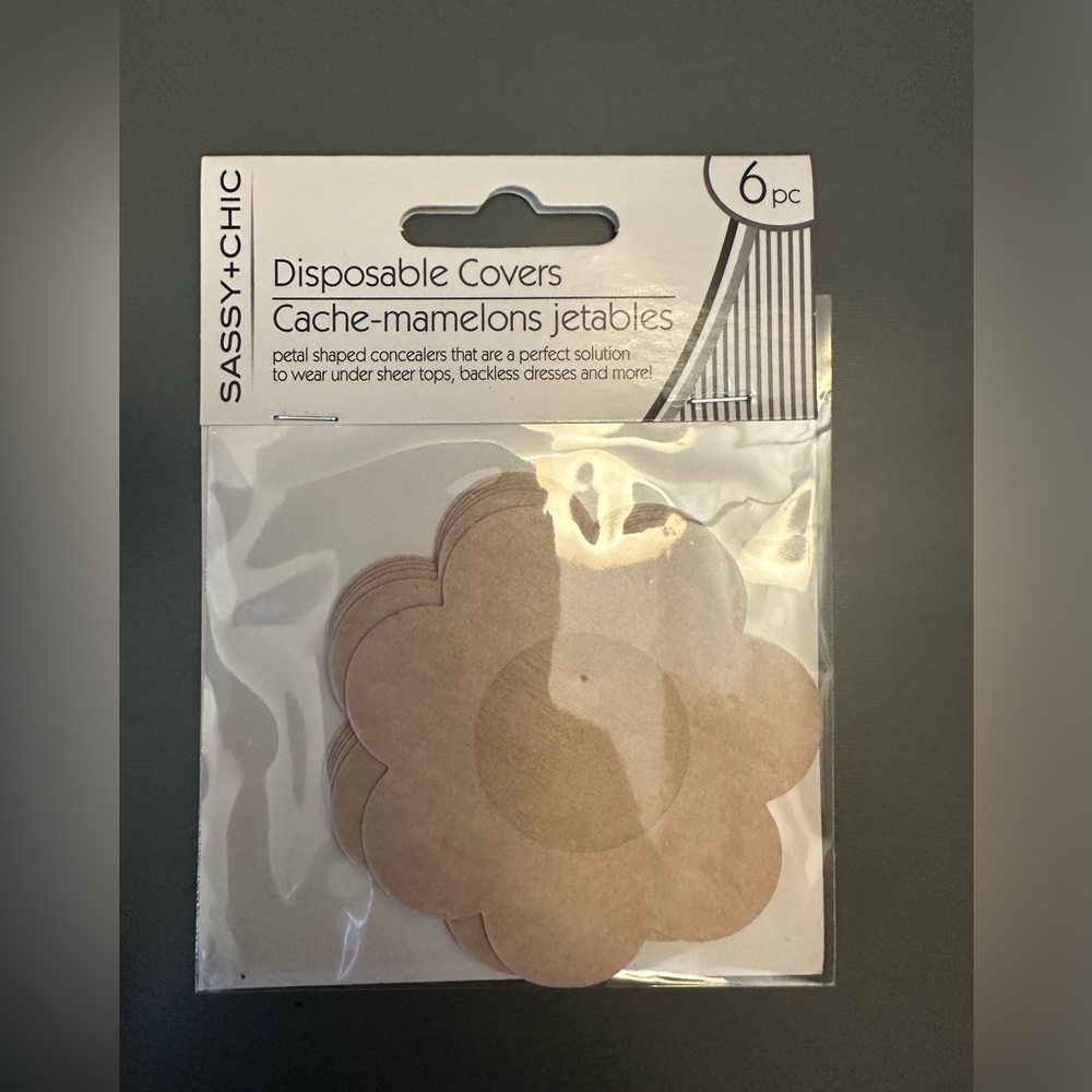 Sassy chic 6 pack disposable nipple covers new adhesive nipple covers